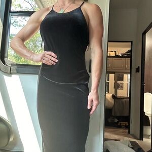 Stunning long black dress